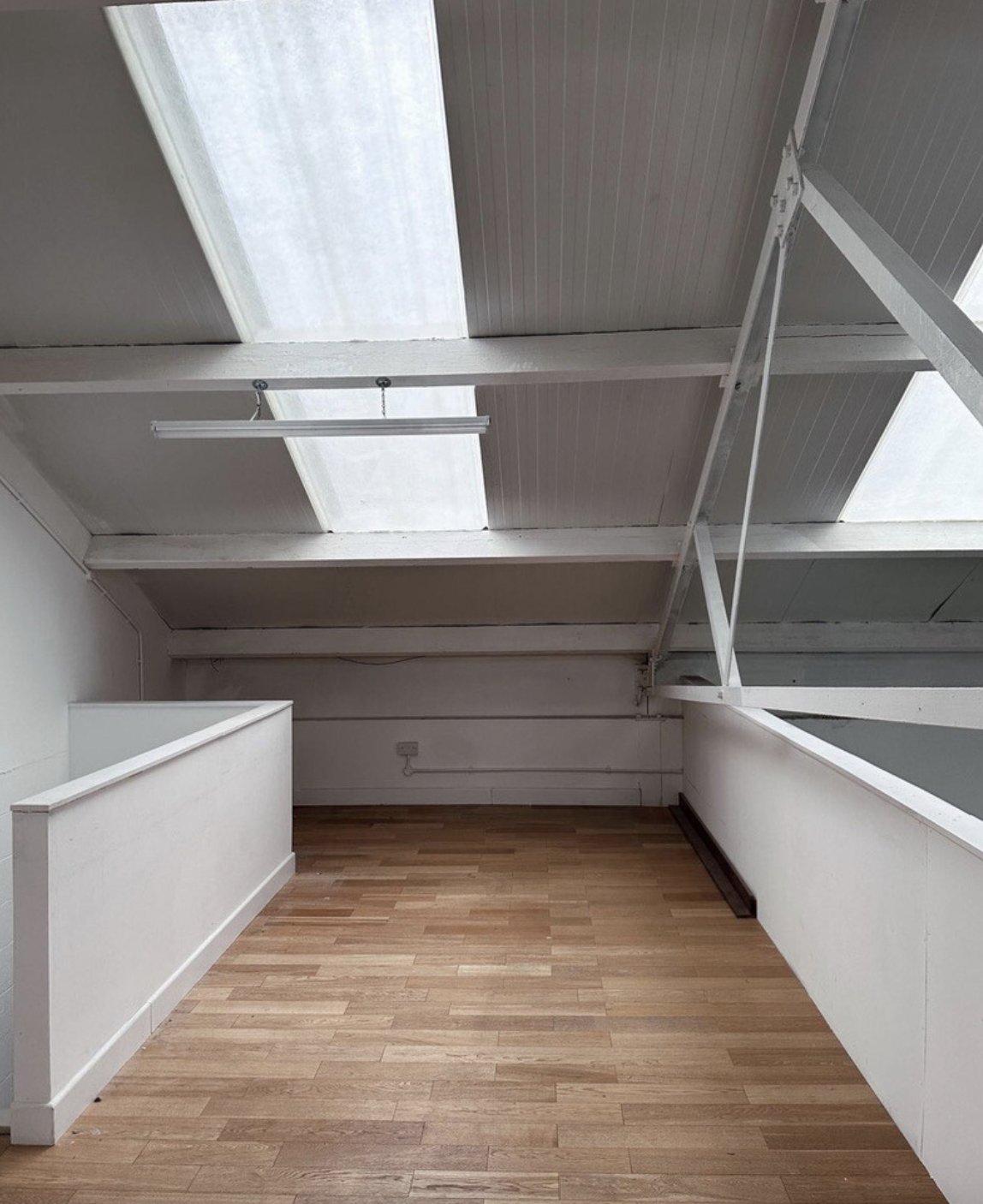 Spacious Sweet Space venue with high ceilings for workshops and gatherings.