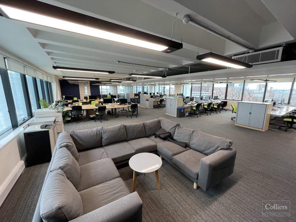 Modern private office at 111 Piccadilly, ideal for workshops and team-building events.