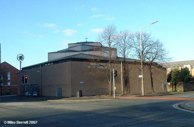 Versatile Sanctuary in Ascension Church Hulme, ideal for community events and workshops.