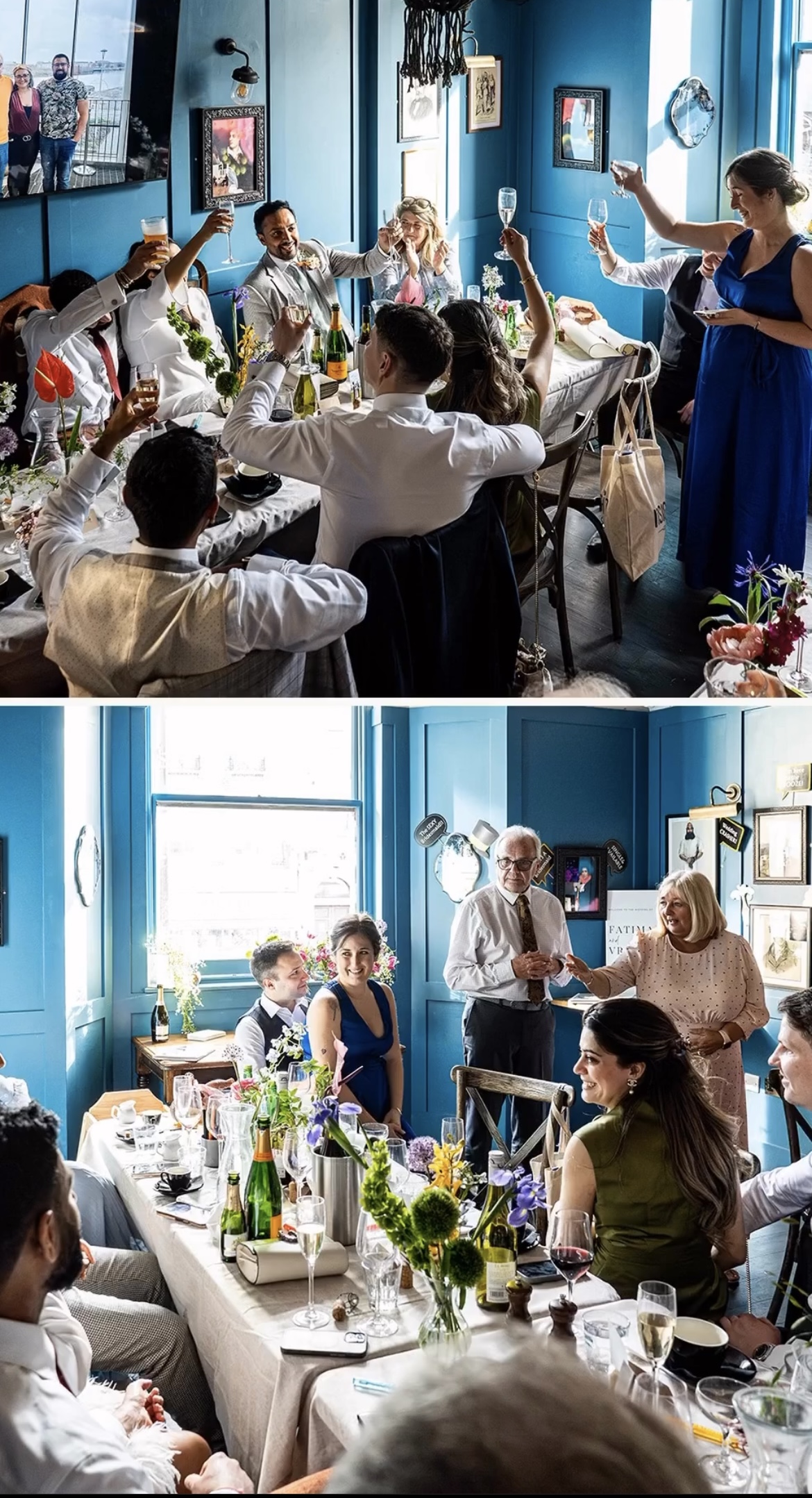 Vibrant venue hire at The Greyhound with elegant decor for intimate events and gatherings.