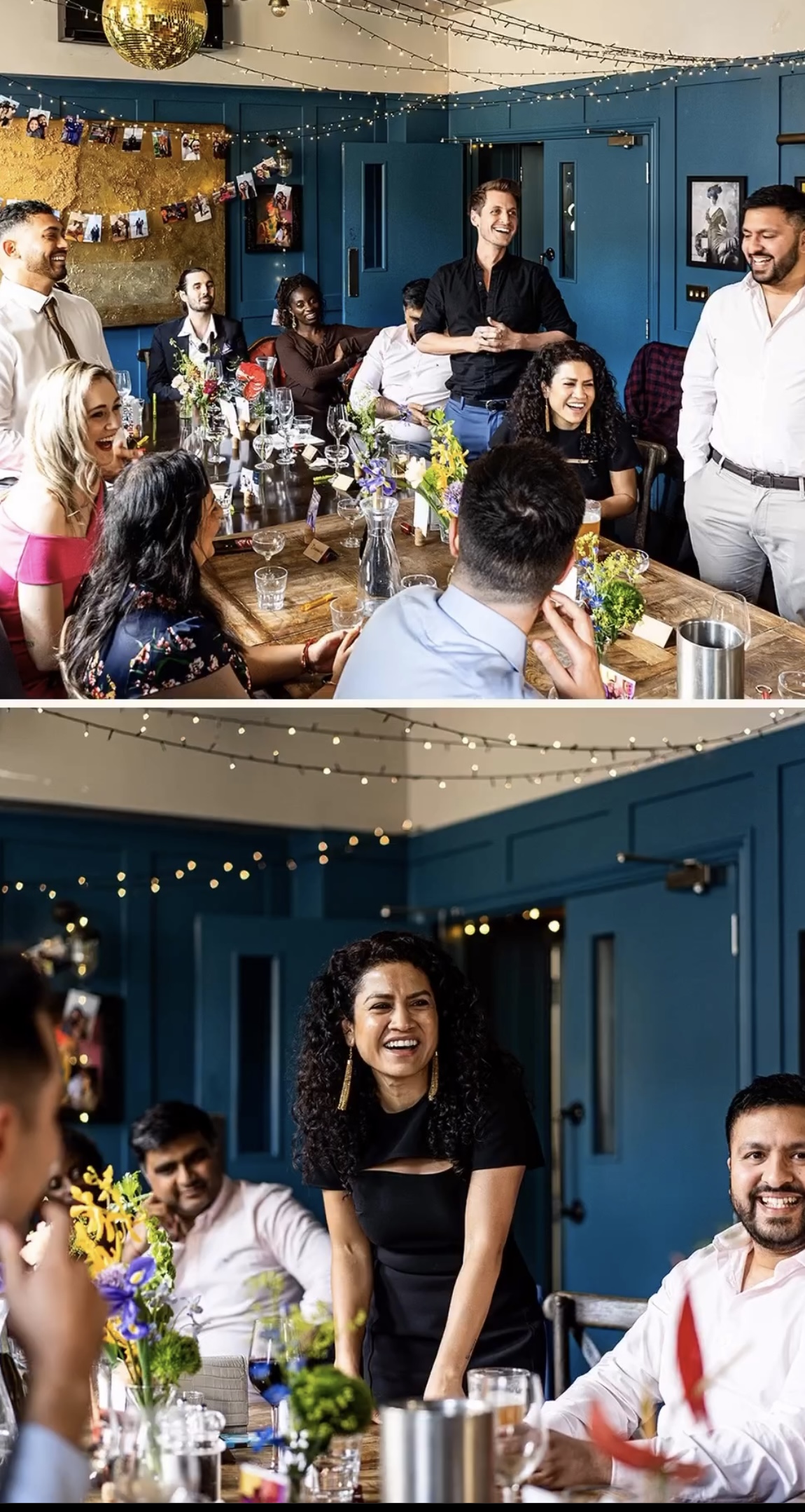 Vibrant meeting space at The Greyhound for workshops and team-building events.