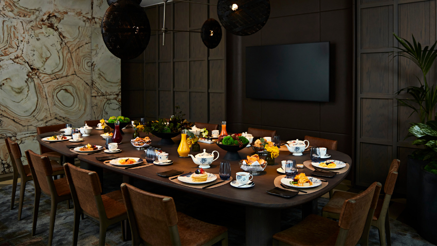 Katong Private Dining Room with elegant table, ideal for meetings and intimate gatherings.