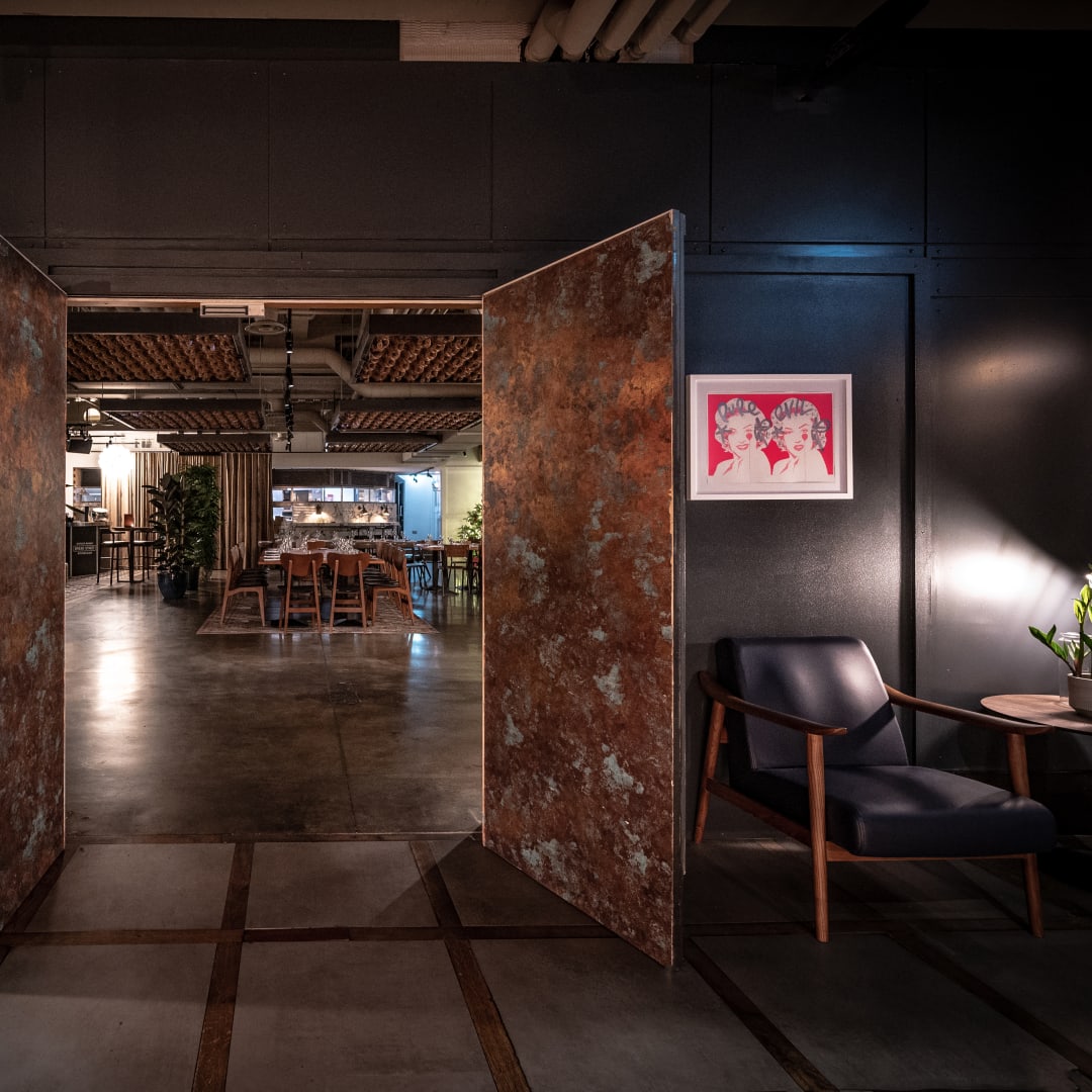 Stylish event space at Bread Street Kitchen, perfect for networking and workshops.