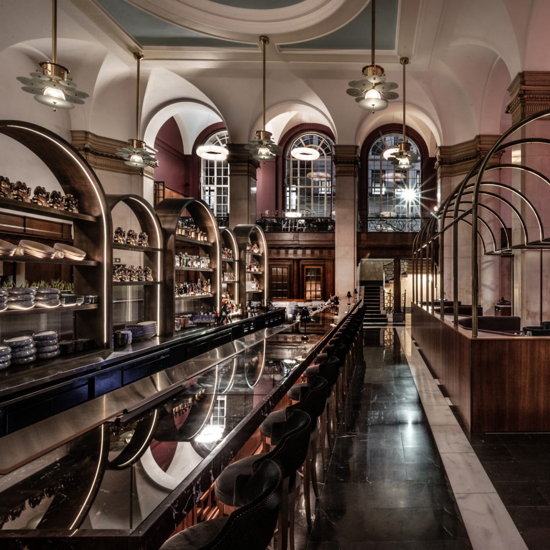 Exclusive hire at Lucky Cat by Gordon Ramsay, elegant venue for upscale events in Manchester.