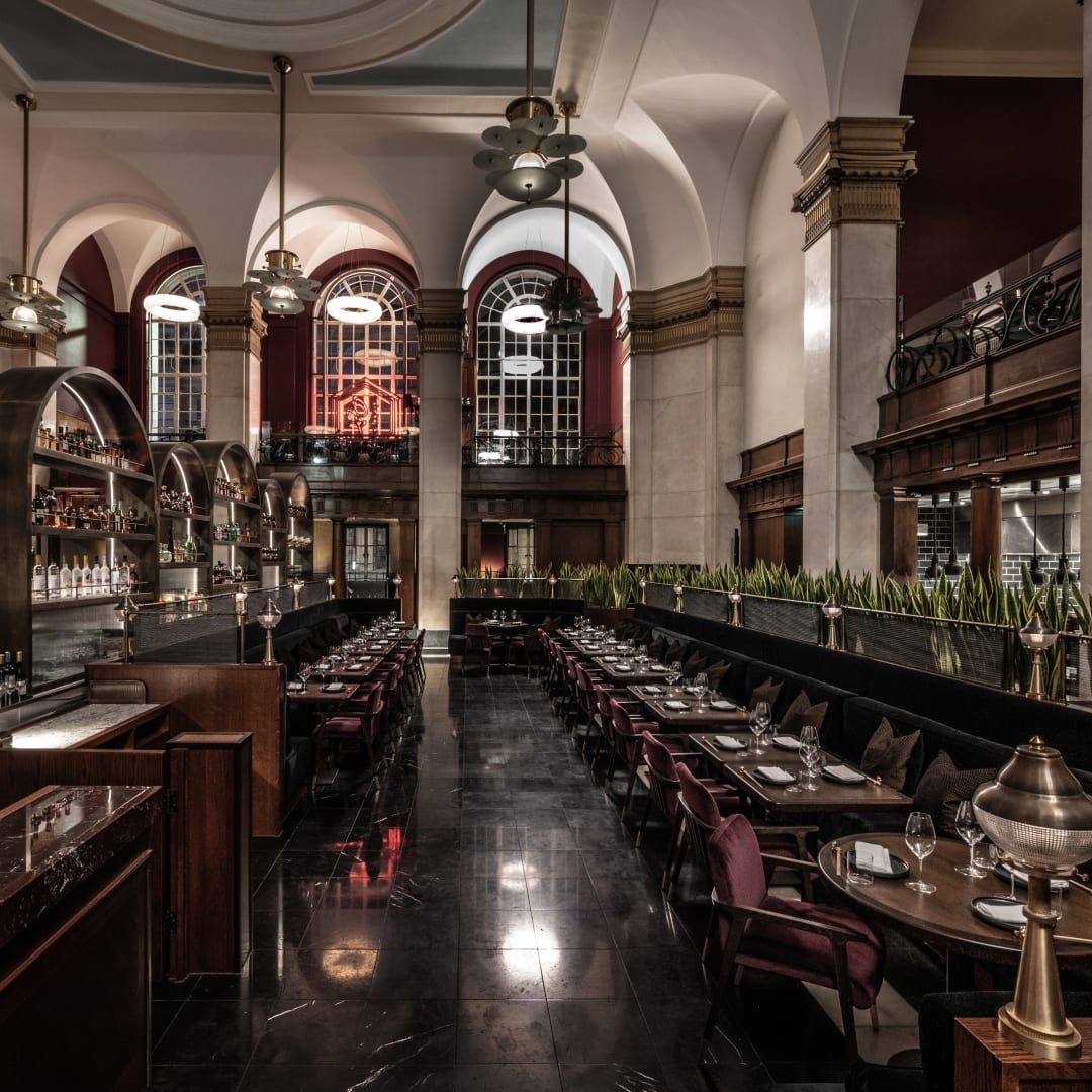 Exclusive hire dining space at Lucky Cat, Manchester - ideal for corporate events and celebrations.