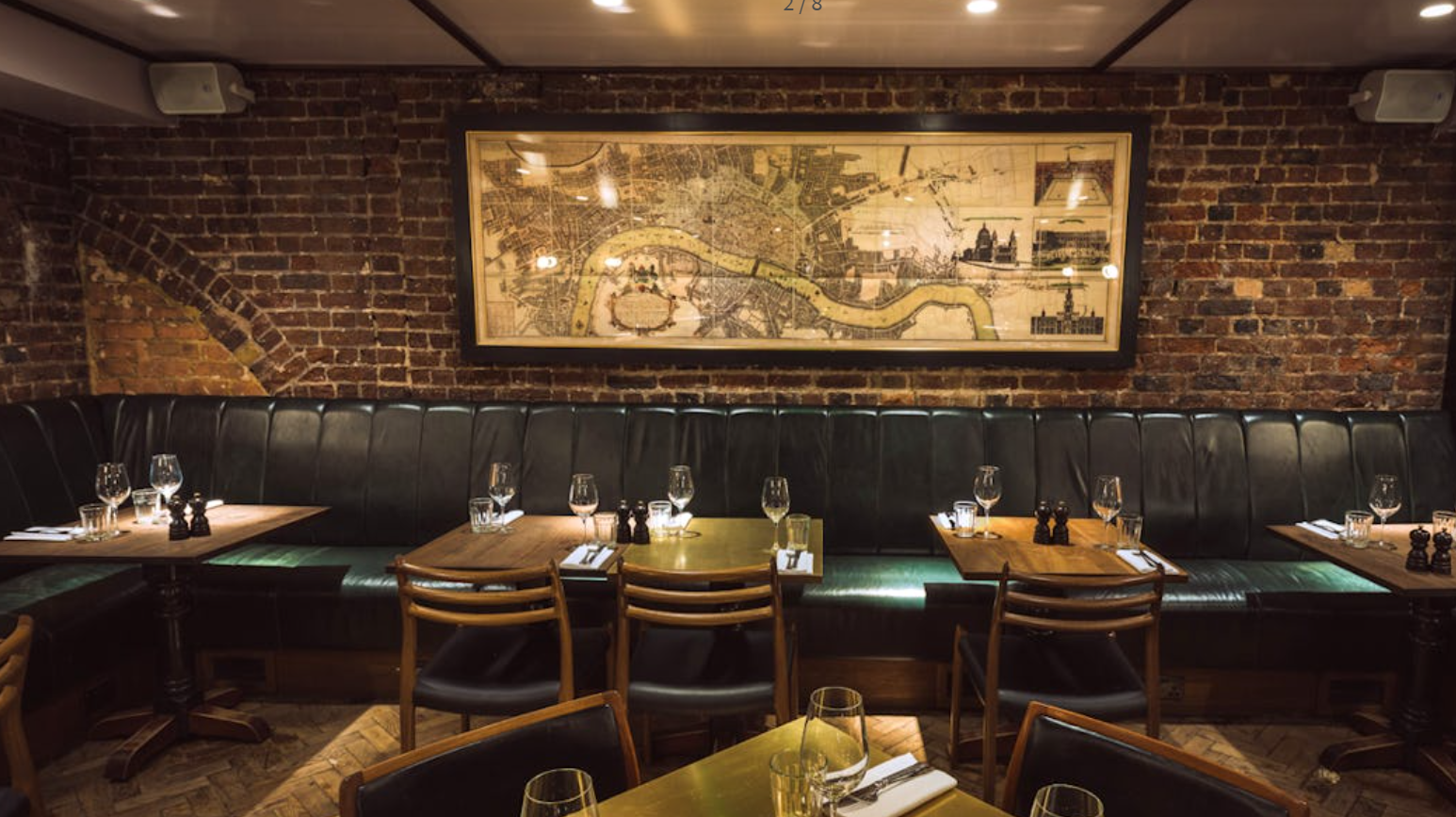 Stylish restaurant venue hire in Hawksmoor Spitalfields for intimate gatherings and corporate dinners.