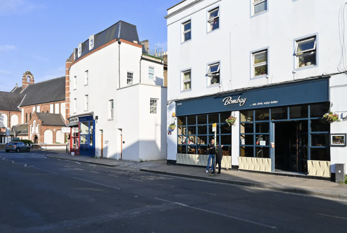 Charming Bombay Delight restaurant, perfect for intimate gatherings and networking events.