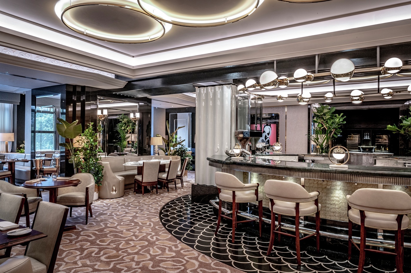 Exclusive Hire at The River Restaurant, elegant decor for upscale events and meetings.