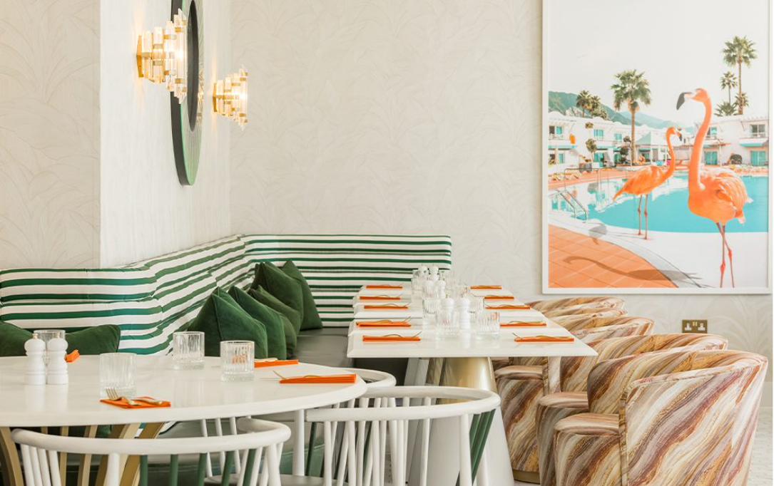 Stylish restaurant dining space at The Nici, perfect for events and meetings.