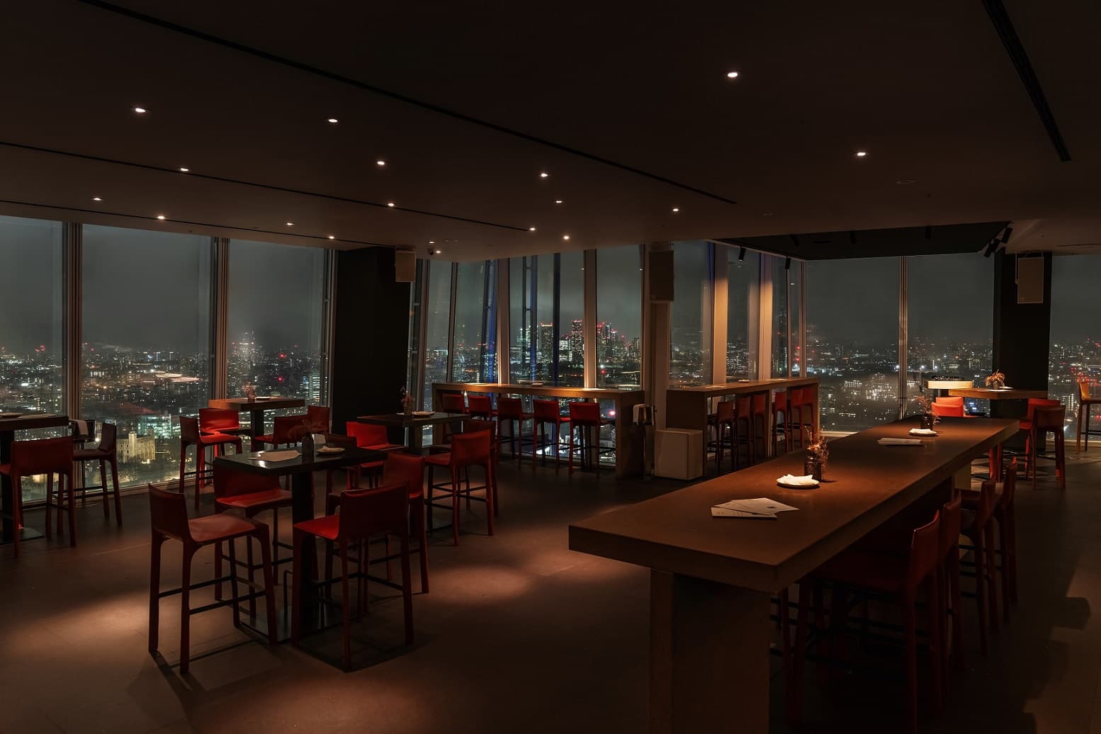 Sleek venue with skyline view for corporate events and private gatherings at Oblix.