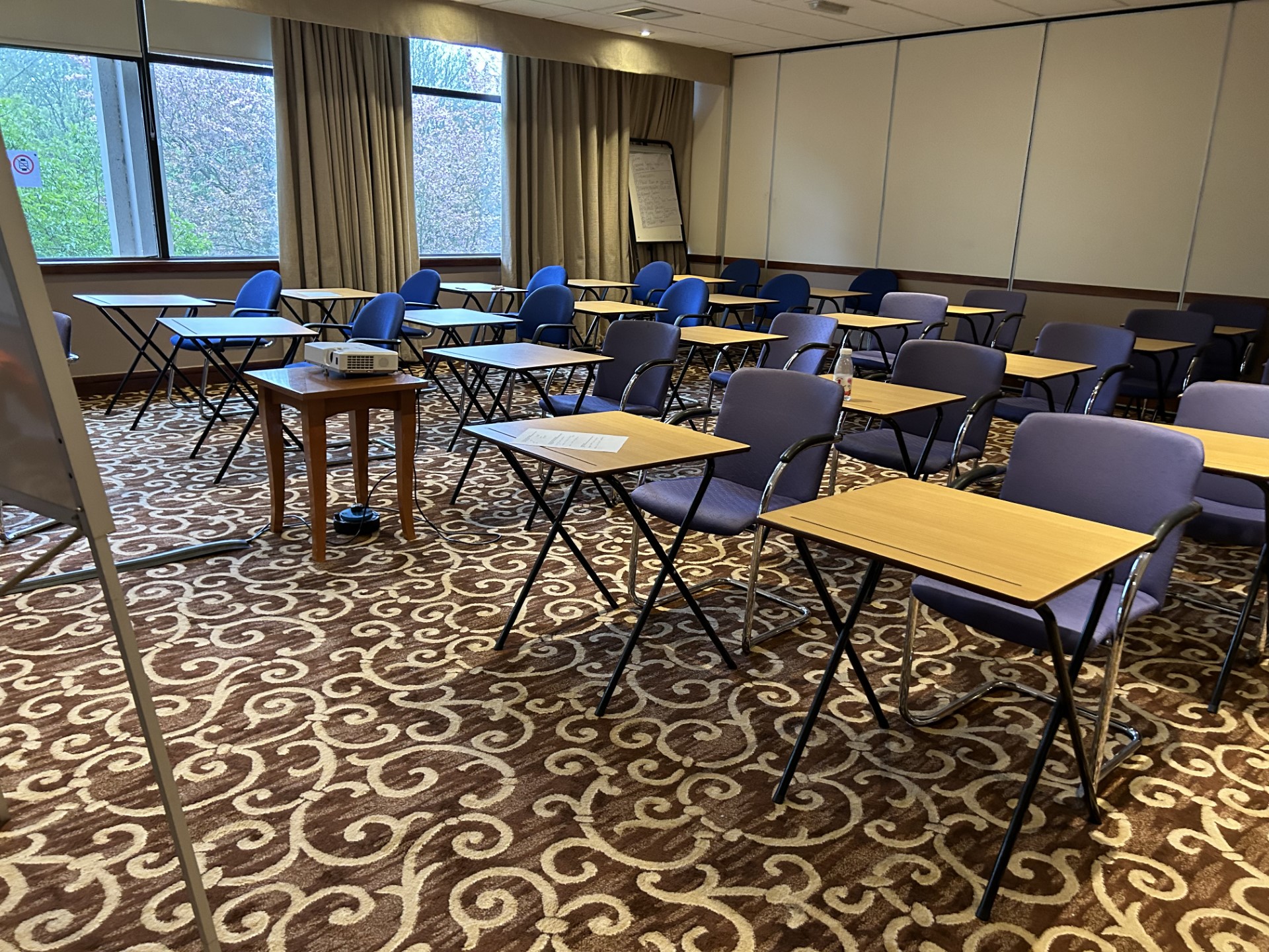 Bramhope East meeting room at Leeds Bradford Airport Hotel, ideal for training sessions.