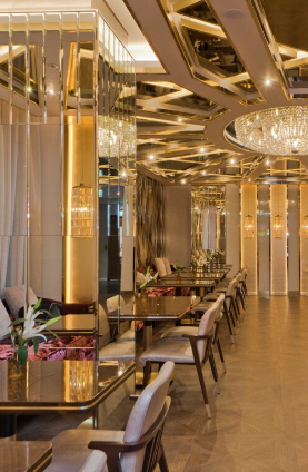 Sophisticated lounge at Metropolitan Casino Mayfair, perfect for upscale events and gatherings.