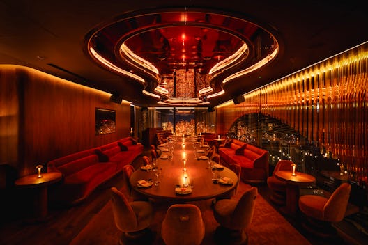 Sambaroom private dining at Sushi Samba, elegant decor for exclusive events.