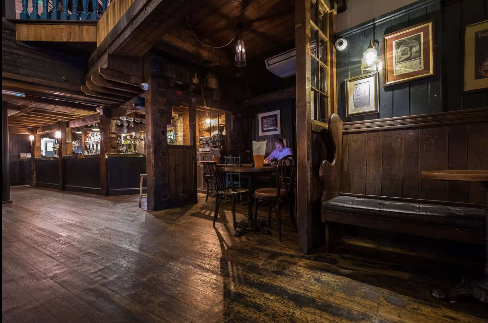 Cozy rustic venue at WN Barkers, ideal for intimate gatherings and networking events.