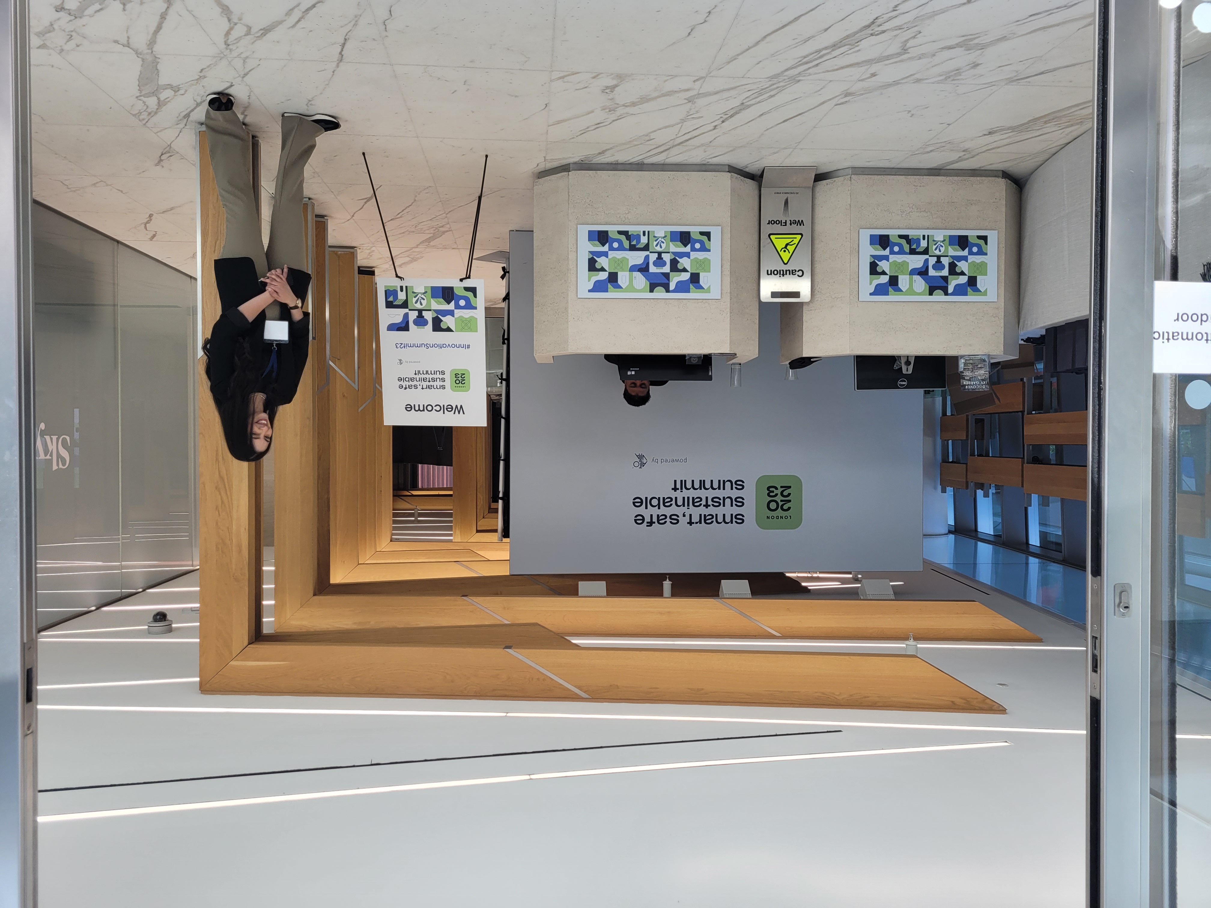 Sky Garden summit registration, modern, sustainable event