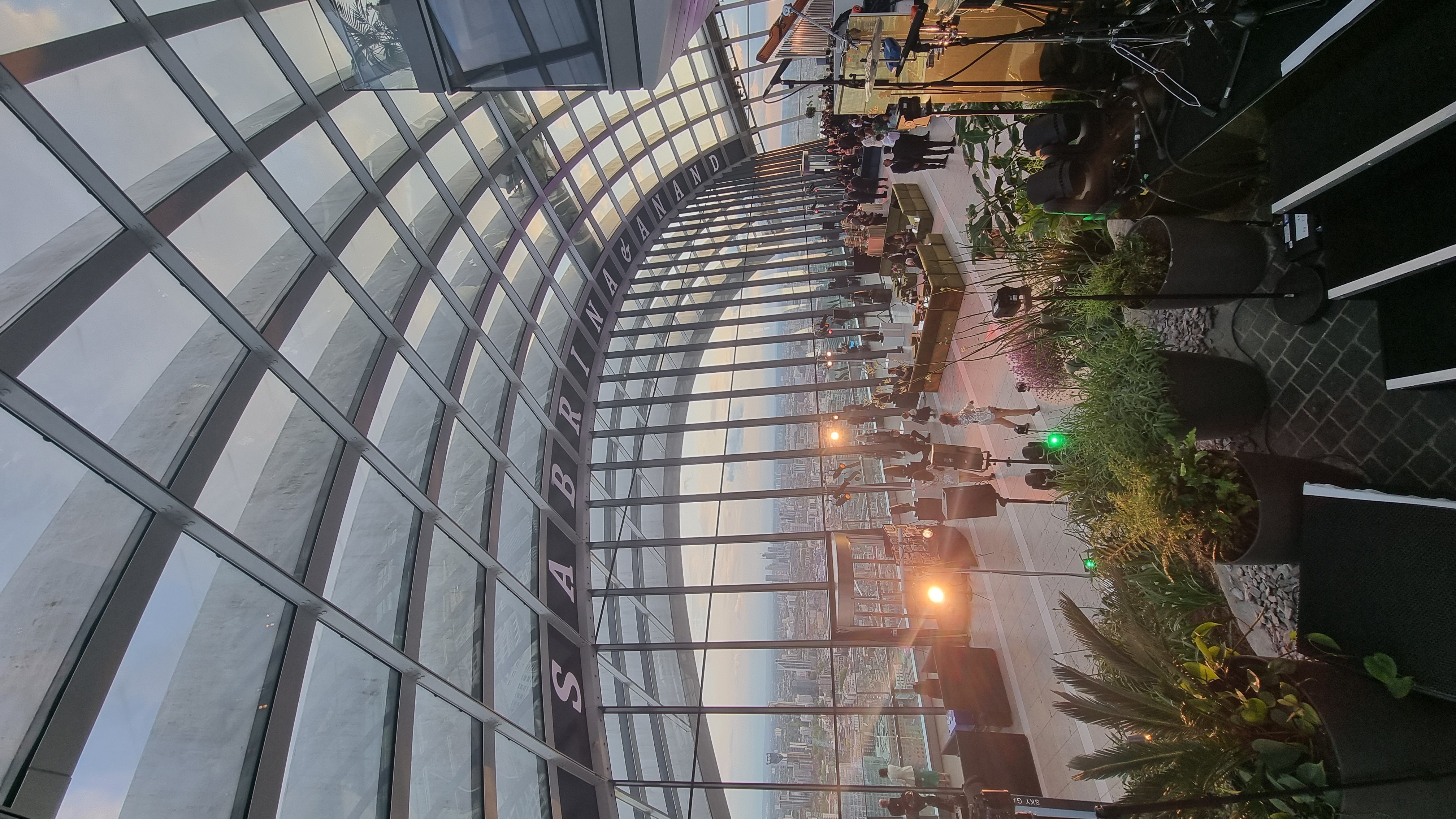 Sky Garden London event space with panoramic views, ideal for corporate events and celebrations.