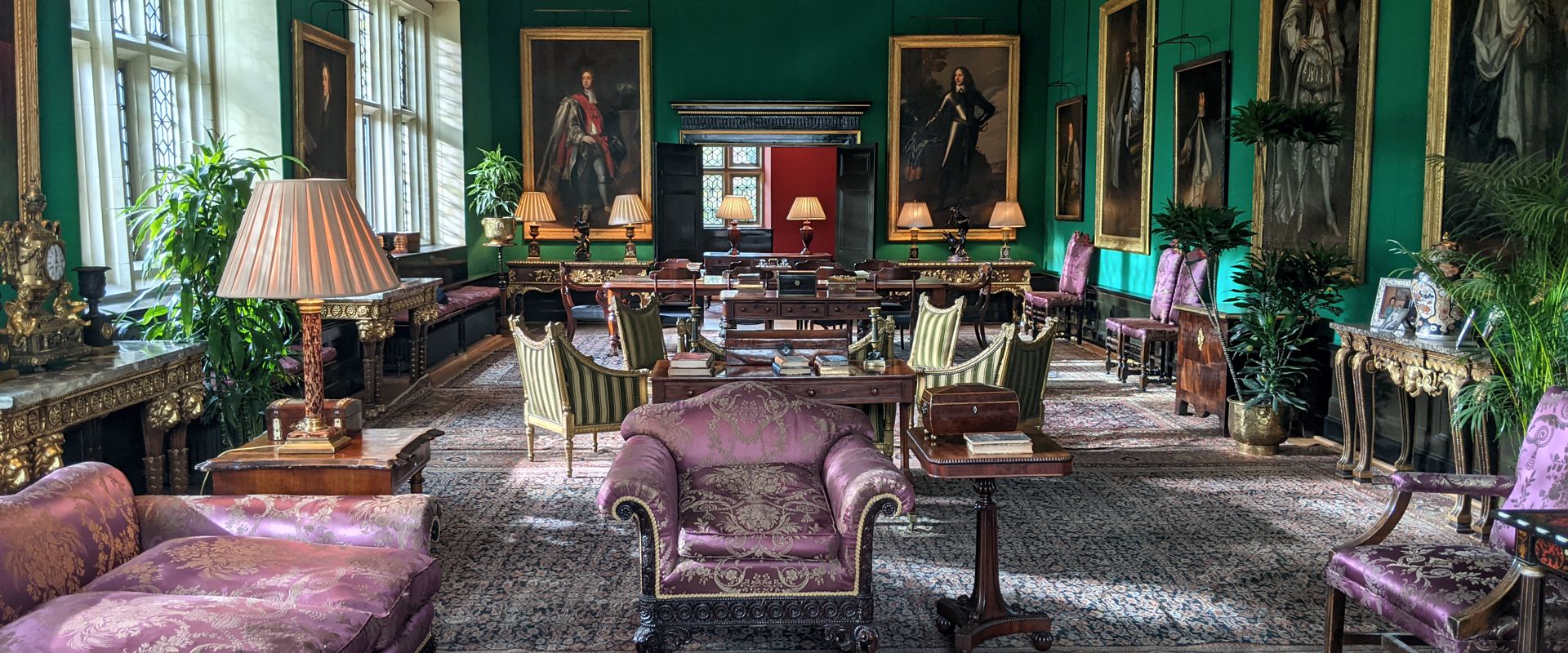 Elegant Great Chamber in The Charterhouse, ideal for exclusive meetings and events.