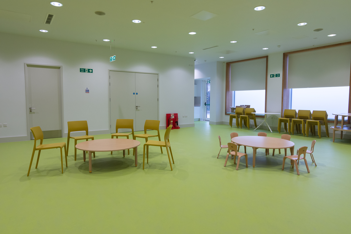 Versatile meeting space in Una Marson Library, perfect for workshops and family events.