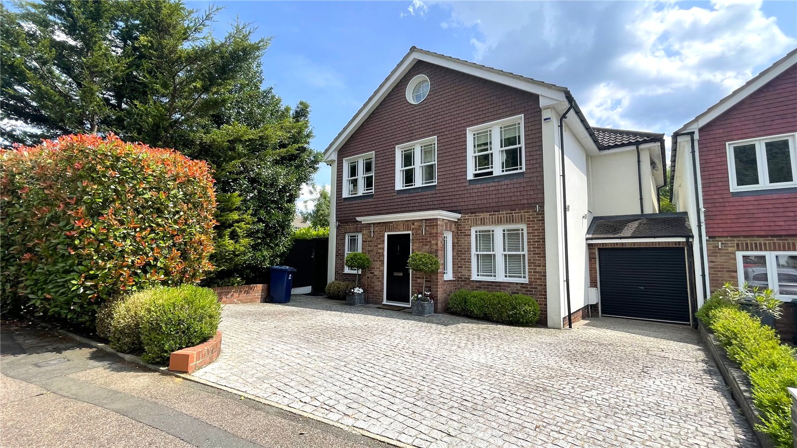 Garden at Arkley Village Hall with manicured landscaping for events and gatherings.