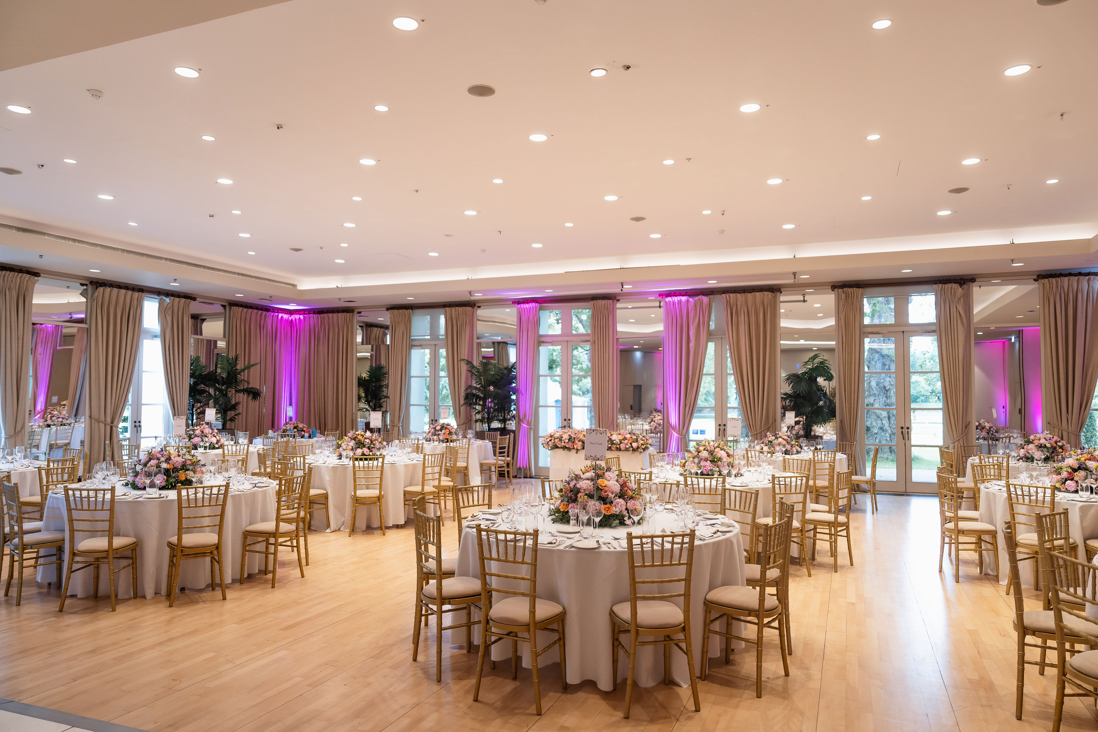 Elegant Broomhouse Suite at The Hurlingham Club, perfect for weddings and events.