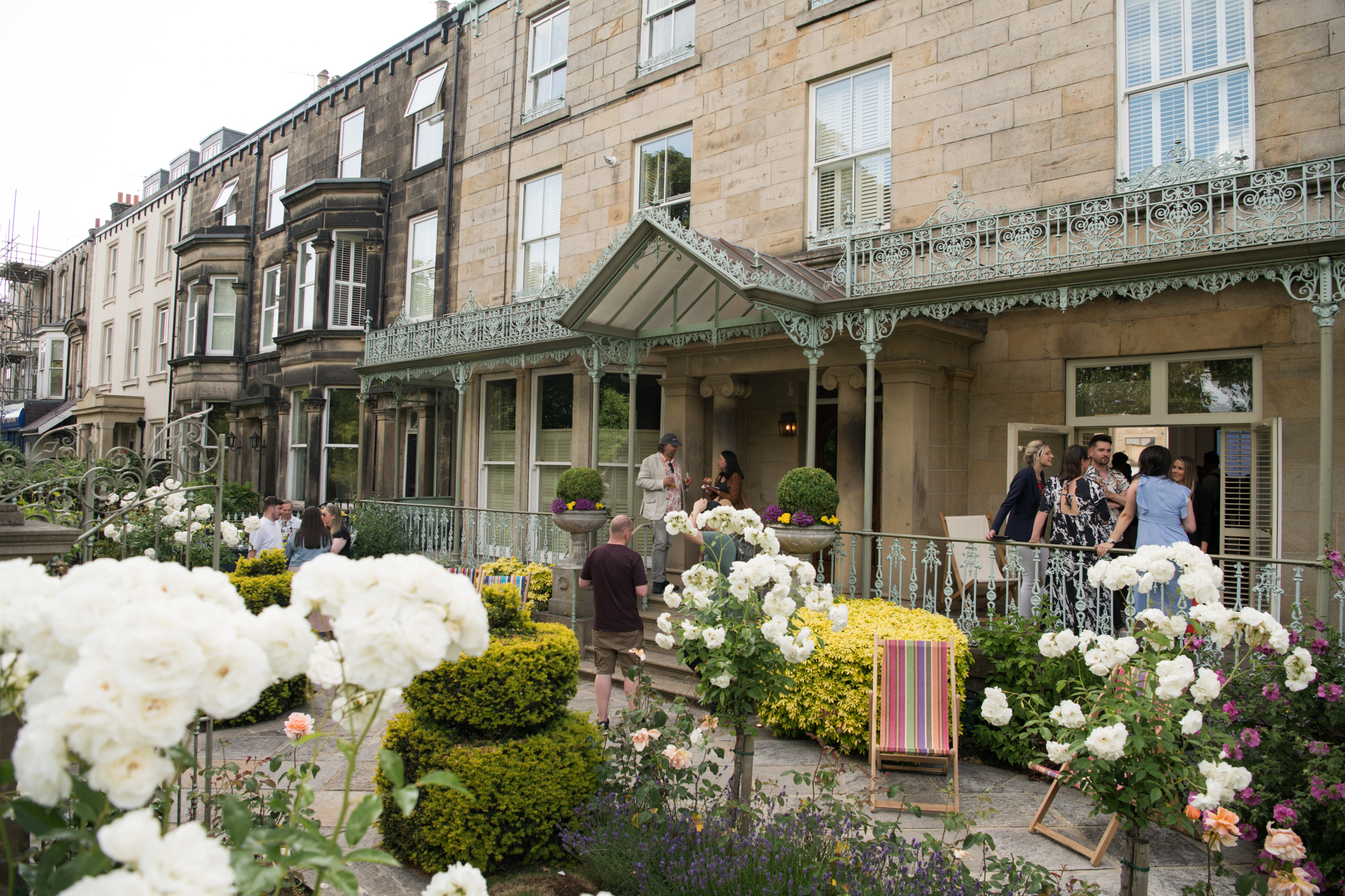 Duchy Suite at Wizu Workspace: elegant venue with gardens for outdoor events and receptions.