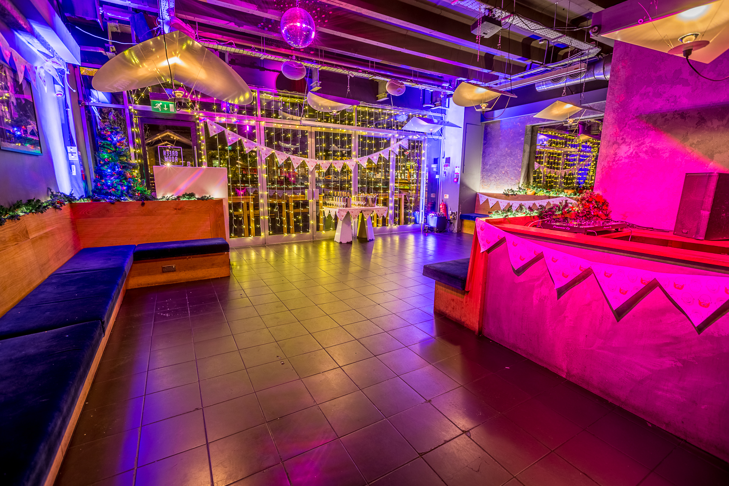 Hoxton themed venue, bar, corporate reception