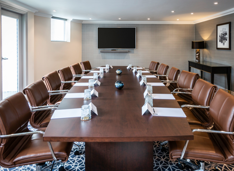 Syndicate Rooms at The Castle Hotel Windsor, ideal for professional meetings and conferences.