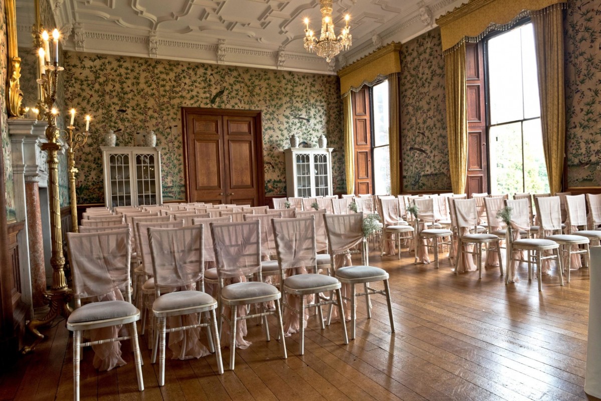 Elegant Dining Room at Sandon Hall, perfect for weddings and corporate events.