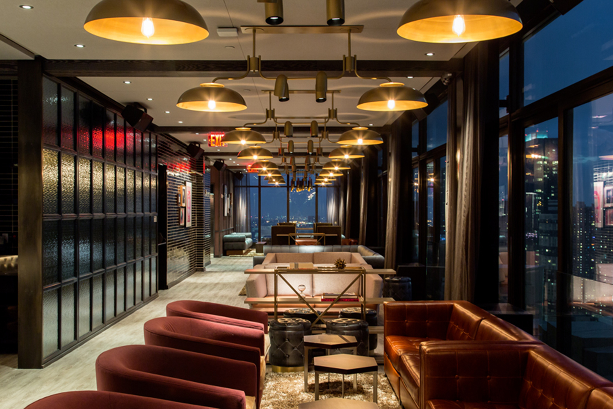 Rooftop Terrace at The Skylark with city views, ideal for upscale events and gatherings.