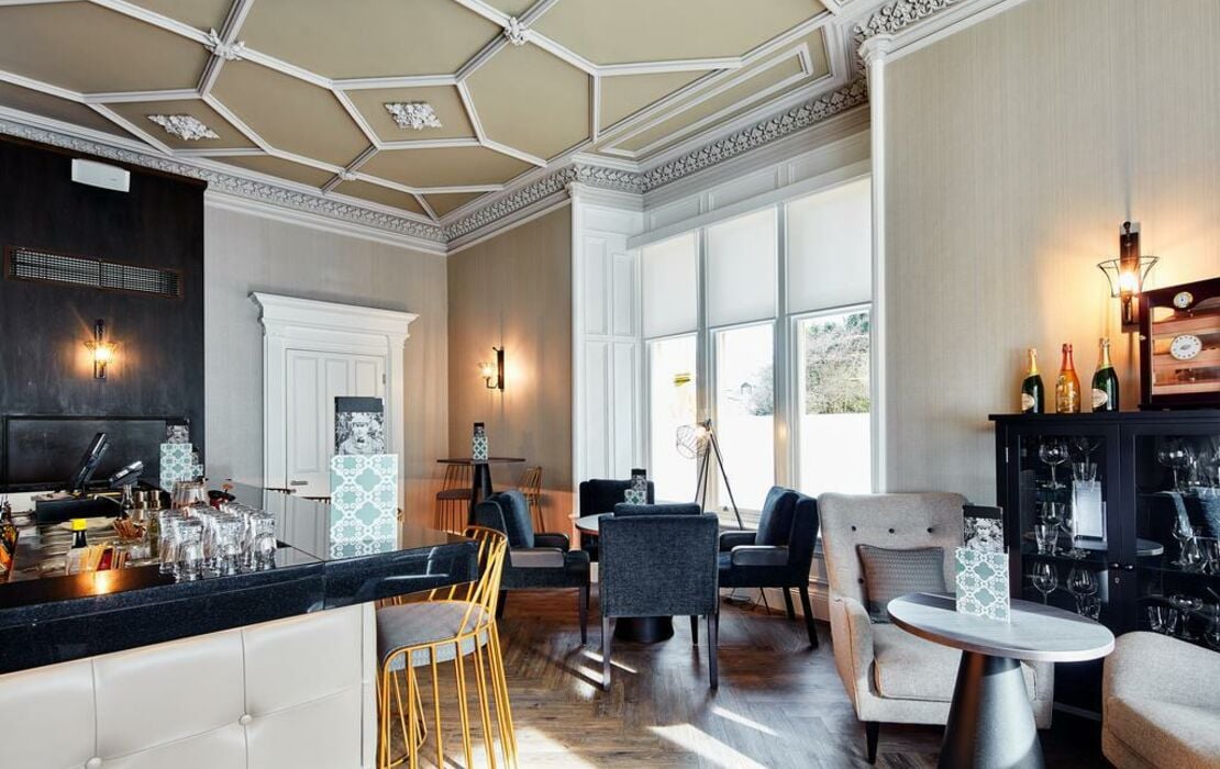 Stylish lounge at The Stud Room Bar, ideal for networking events and cocktail receptions.