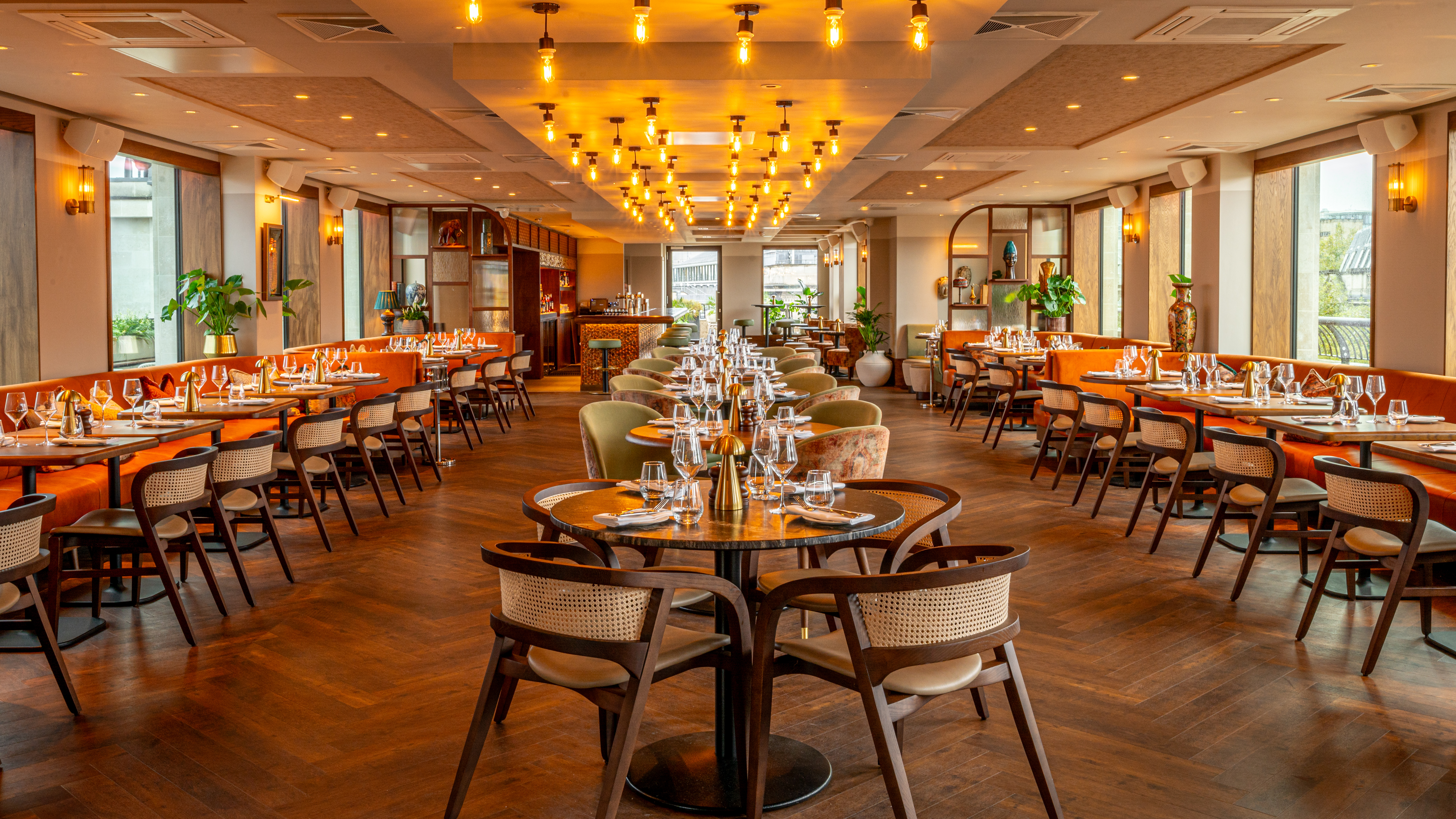 Stylish dining venue in Kitty Hawk, ideal for events and gatherings with modern decor.