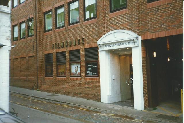 Charming Curzon Richmond Cinema entrance, ideal for intimate corporate events and meetings.