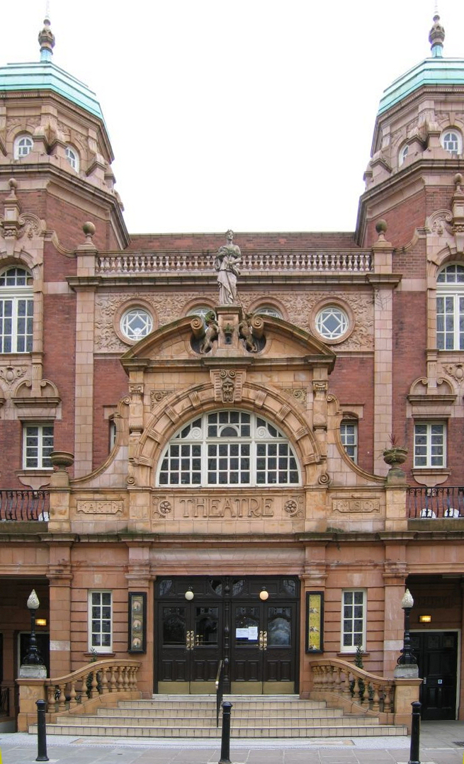 Richmond Theatre facade with intricate architecture, ideal for conferences and gala events.