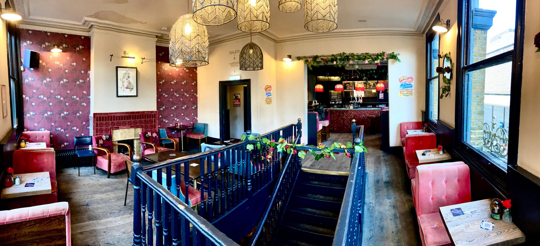 Cozy Downstairs Bar at Star of Bethnal Green, perfect for intimate gatherings and networking.