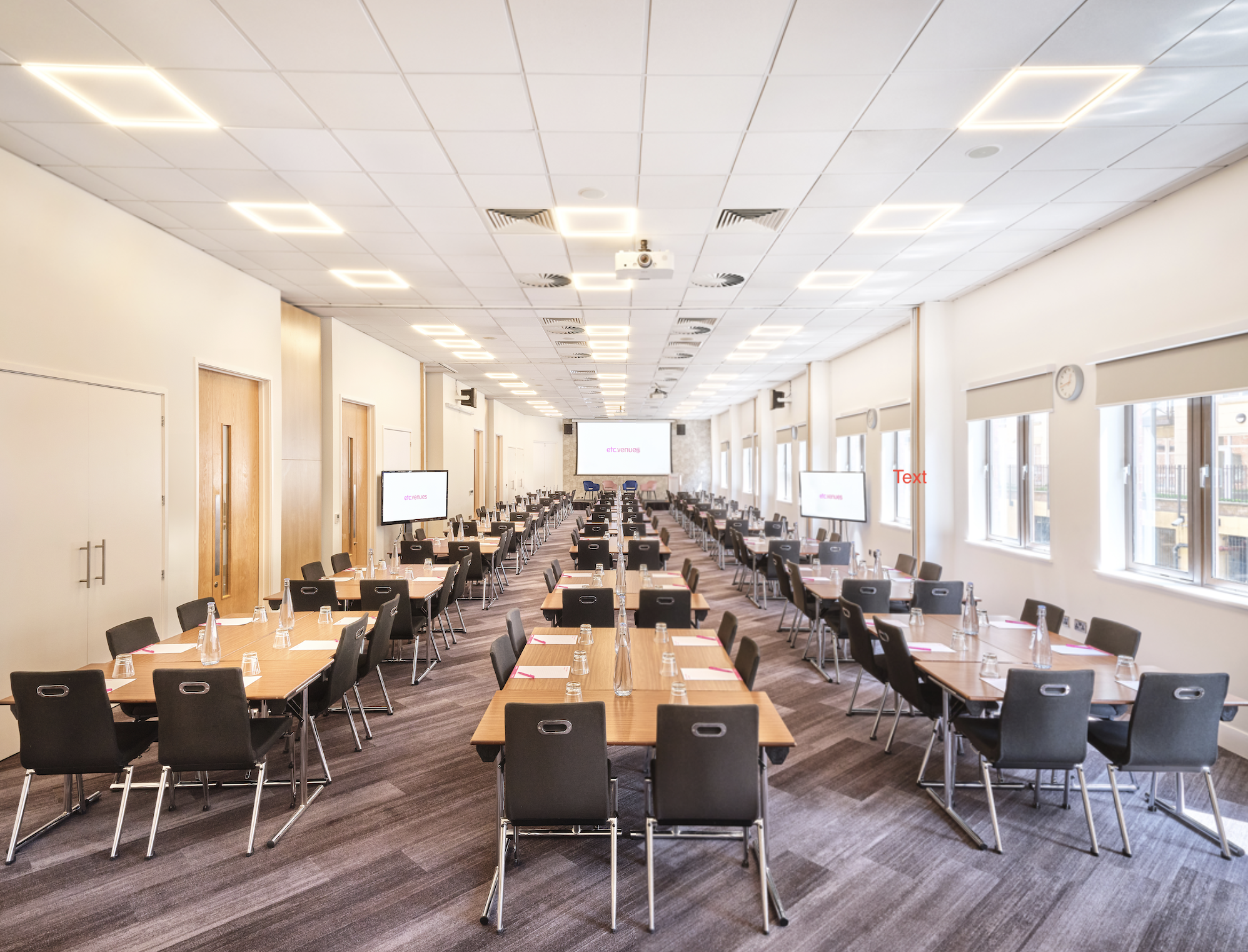 Illuminate Suite at Prospero House: modern meeting space for workshops and seminars.