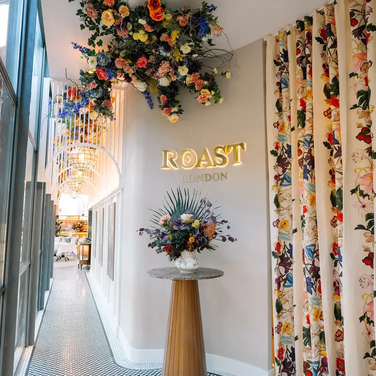 Elegant Floral Hall entrance at Roast Restaurant, perfect for events and gatherings.