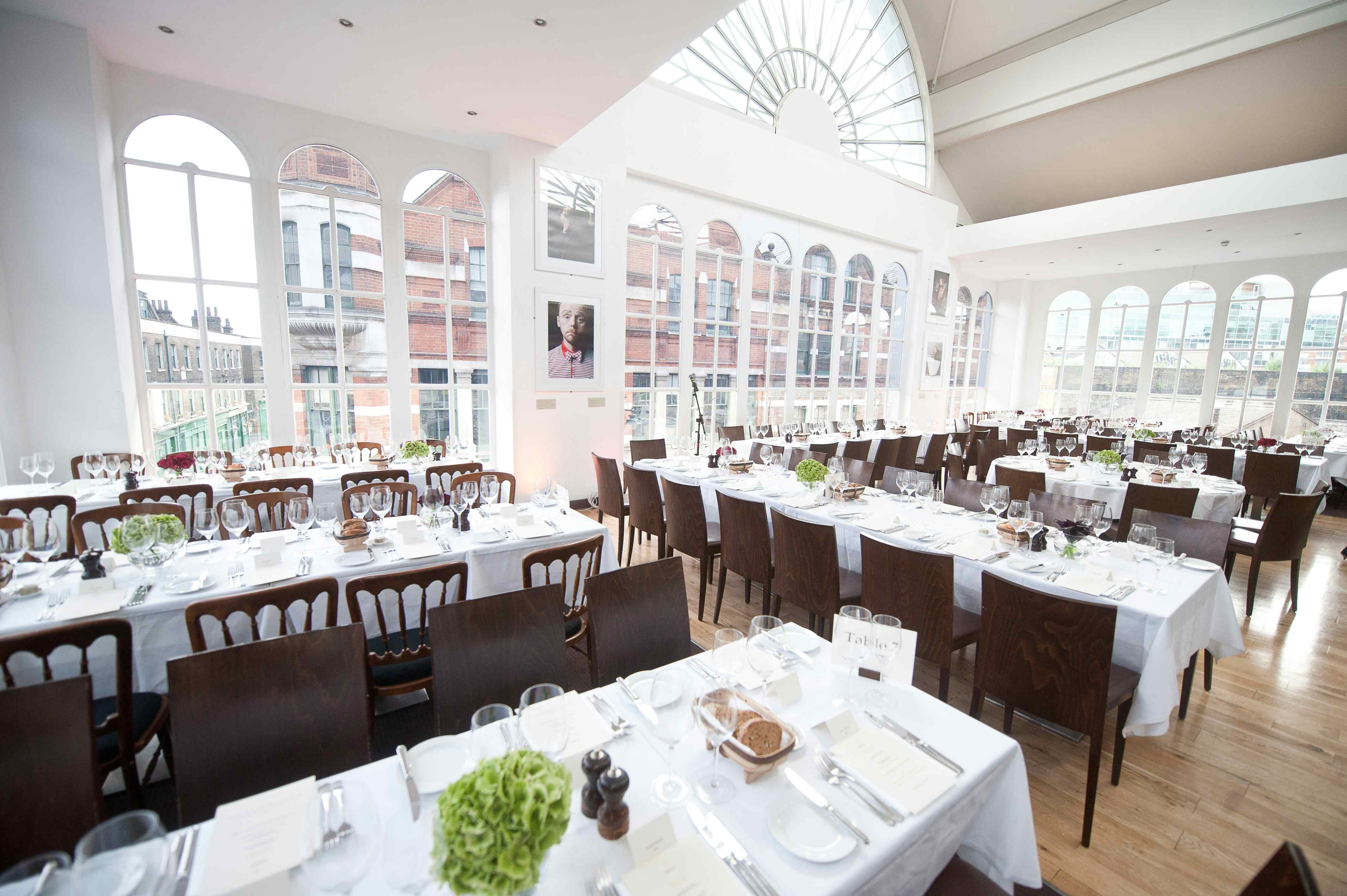 Floral Hall at Roast Restaurant: elegant event space for upscale gatherings and networking.