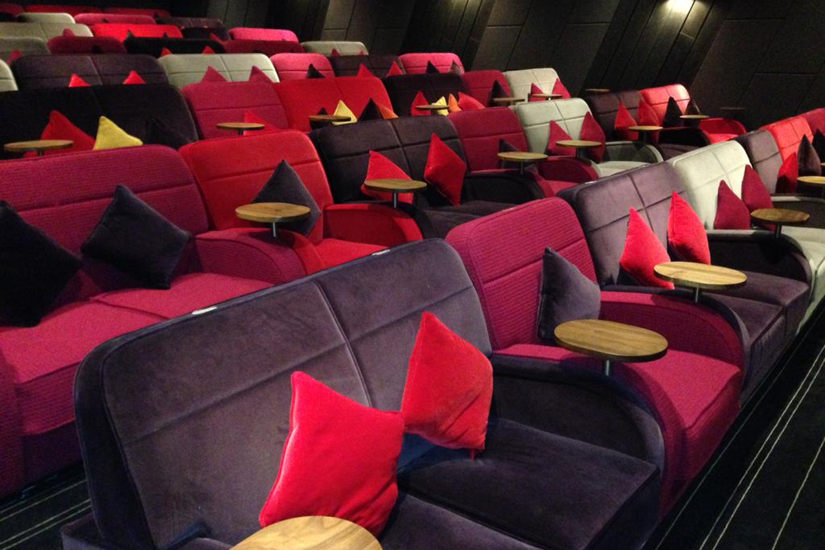 Stylish theater seating at Everyman Canary Wharf for intimate meetings and events.