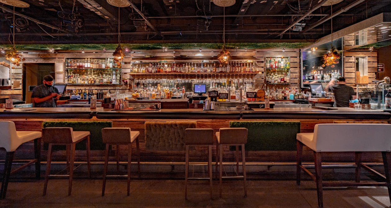 Stylish bar at TORO Nightclub, perfect for networking events and cocktail receptions.