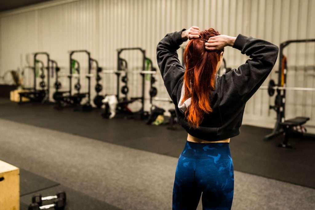 Private studio for fitness retreats, featuring a workout-ready individual in a wellness environment.