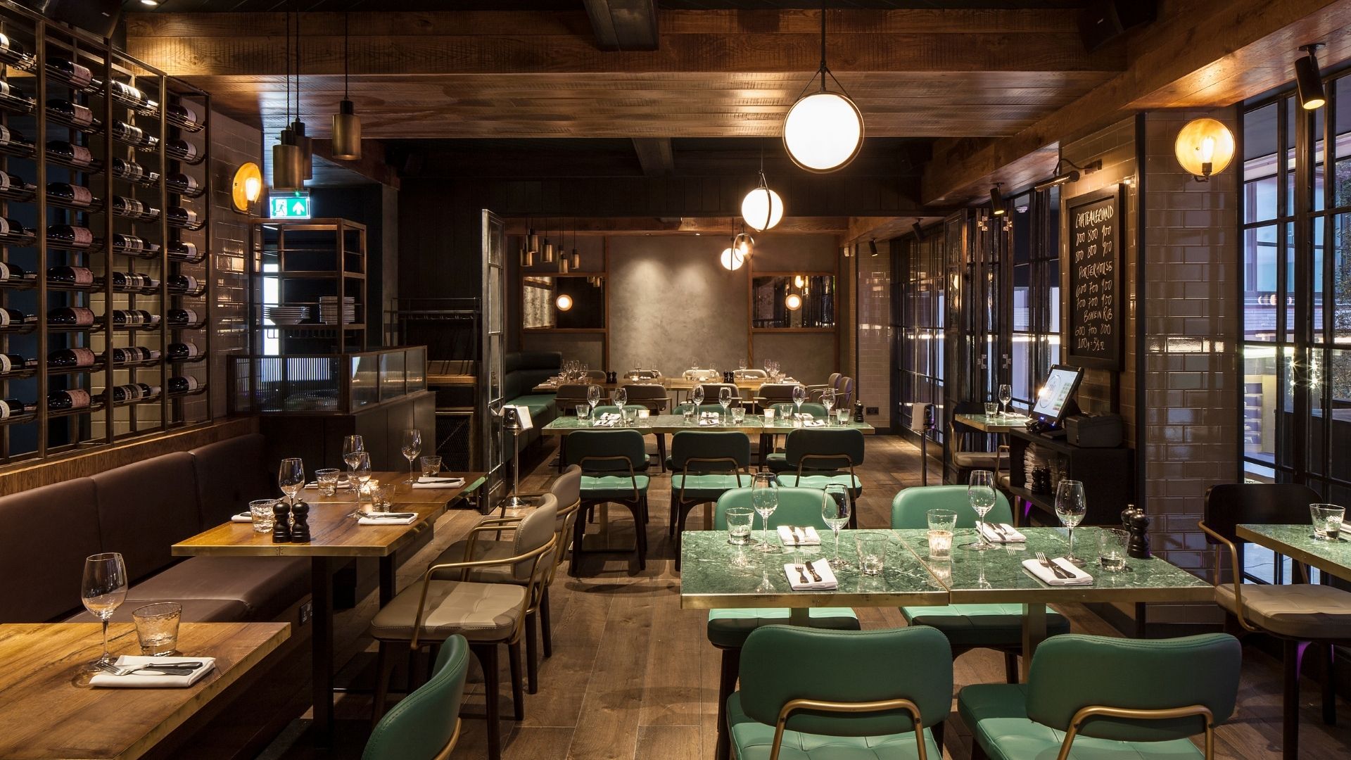 Private dining room at The Coal Shed London, ideal for intimate gatherings and corporate events.