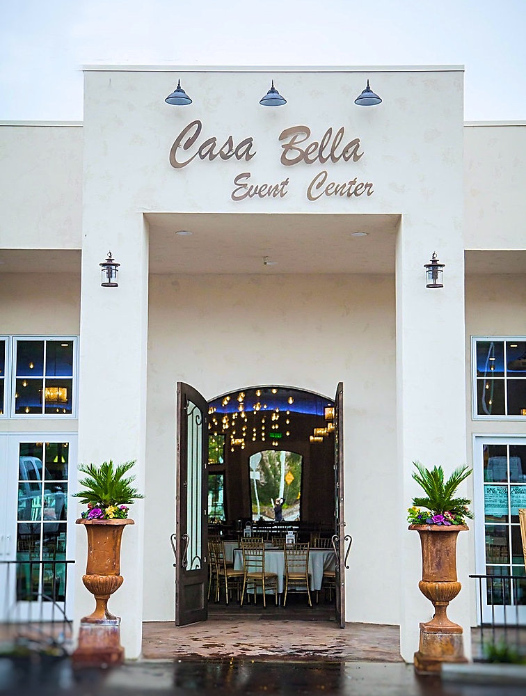 Elegant indoor event space at Casa Bella, perfect for corporate meetings and social gatherings.