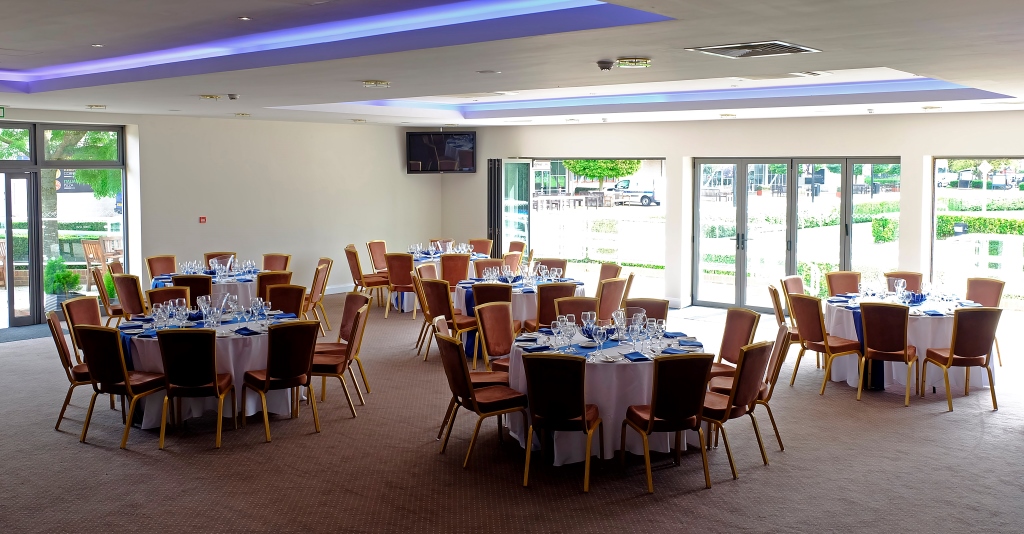 Nigel Clark Suite at Kempton Park, elegant event space for weddings and corporate gatherings.