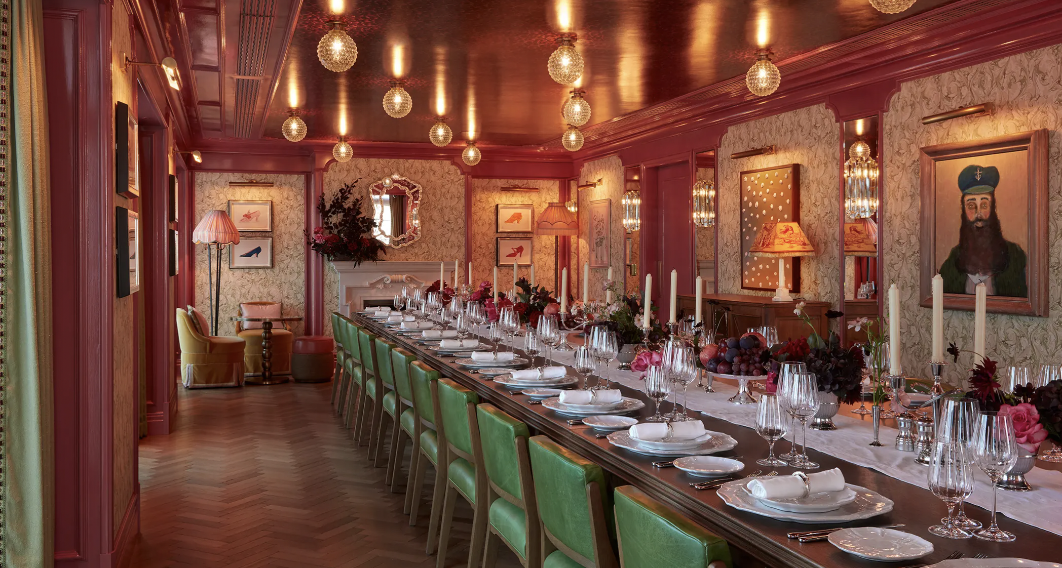 Elegant private dining space in Broadwick Soho, perfect for upscale events and gatherings.