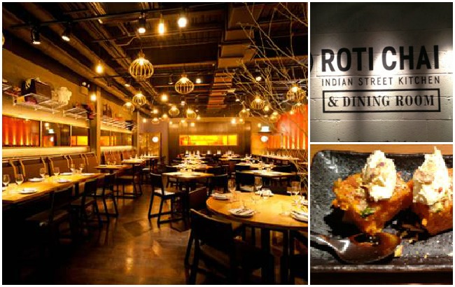 Vibrant dining room at Roti Chai, perfect for intimate gatherings and corporate events.