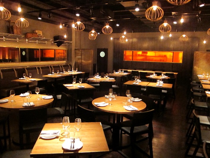 Modern dining room at Roti Chai, perfect for intimate gatherings and corporate events.