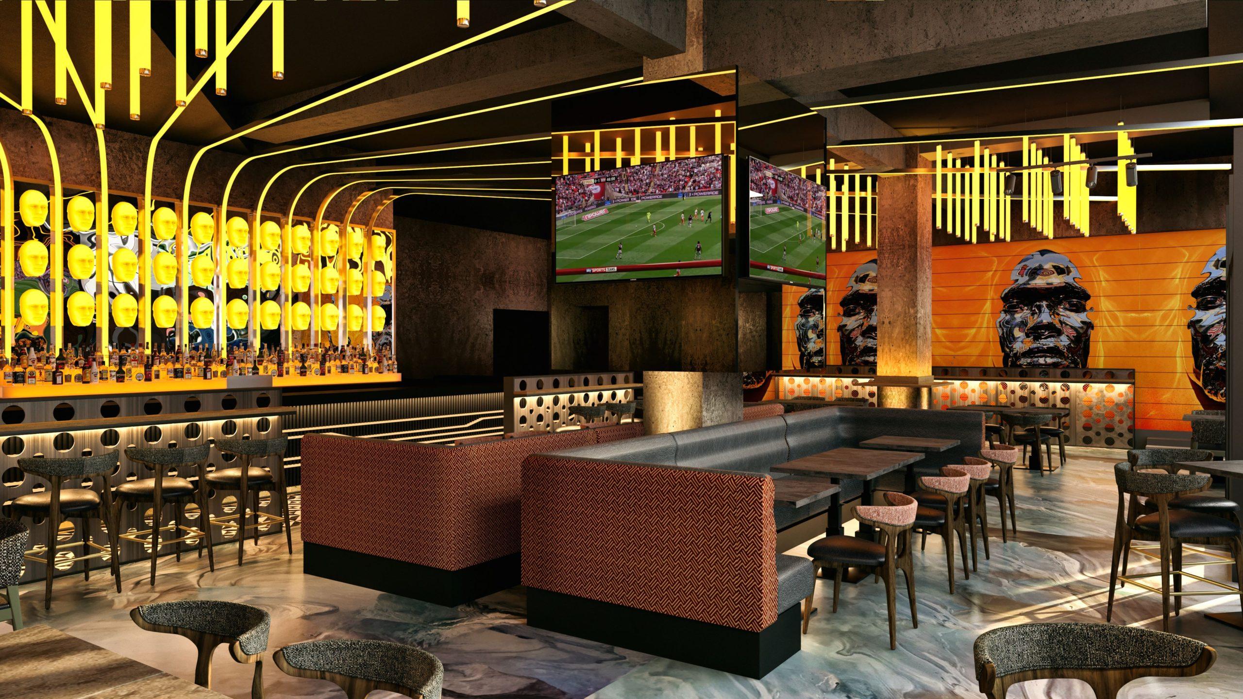 Modern Snobs Room at Snobs Nightclub, vibrant decor for events and gatherings.