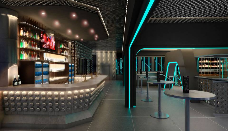 Sleek bar area in Snobs Nightclub, perfect for networking events and social gatherings.