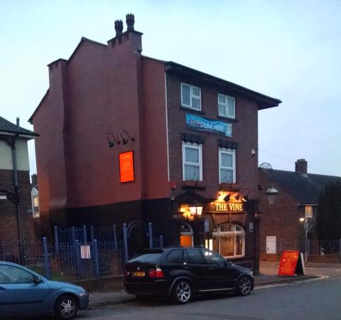 Cozy venue The Vine, perfect for intimate gatherings and networking events.