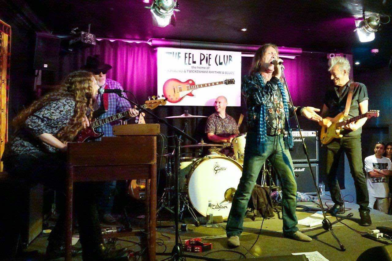 Vibrant live music performance at The Patch, Eel Pie Club - ideal for events.